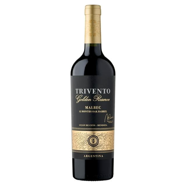 Trivento Golden Reserve Malbec Red Wine 75cl - gallery image 1