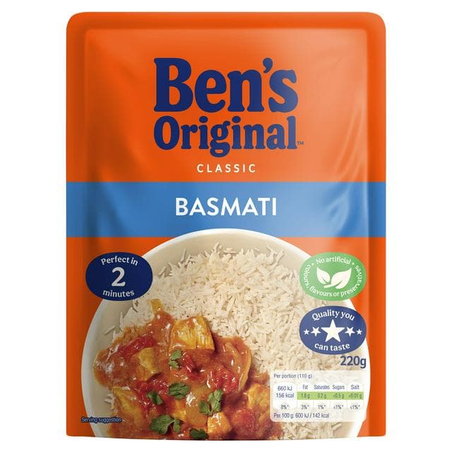 Ben's Original Classic Basmati Microwave Rice 220g - gallery image 1