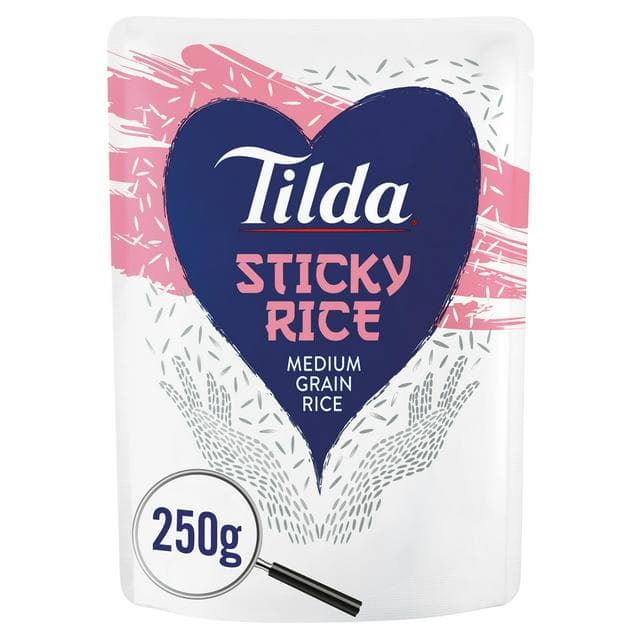 Tilda Microwave Rice Classics Sticky 250g - gallery image 1