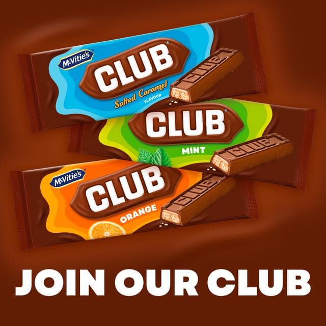 McVitie's Club Orange Biscuit Bars Multipack 7 x 22g - gallery image 4