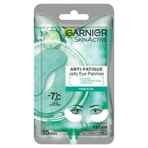Garnier Anti Fatigue Hyaluronic Acid & Icy Cucumber Cryo Jelly Eye Patches