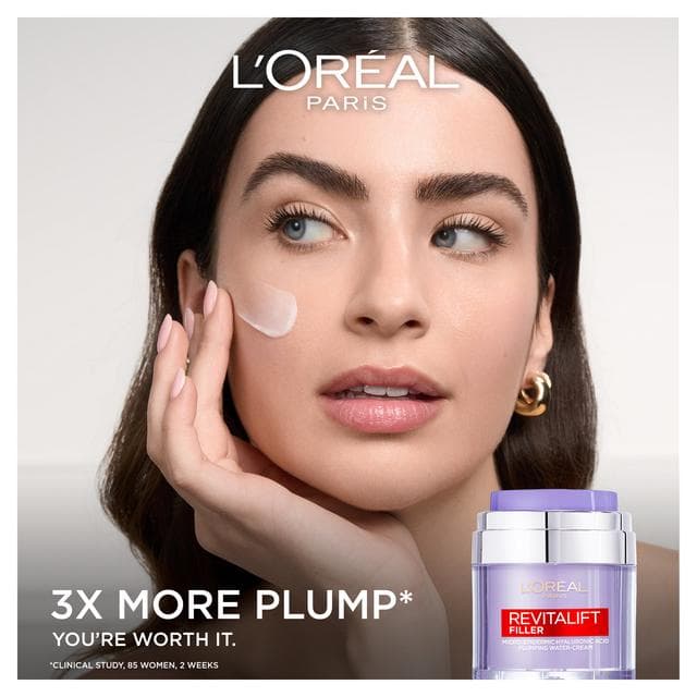 L'Oréal Paris Revitalift Filler Replumping Water Cream 50ml - gallery image 2