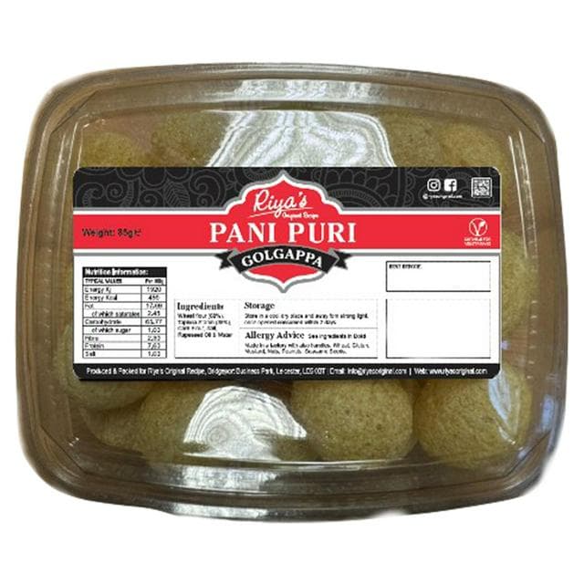 Riya's Original Recipe 85g Pani Puri Golgappa - gallery image 1