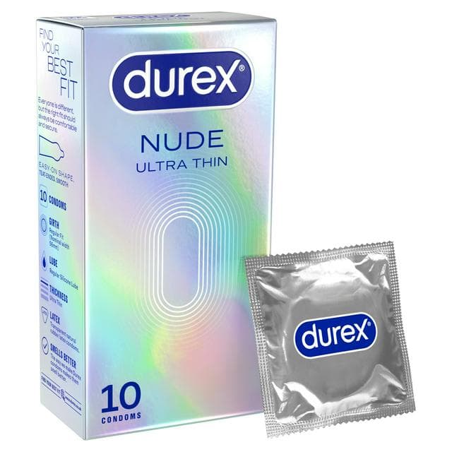 Durex 10 x Nude Ultra Thin Condoms - gallery image 1
