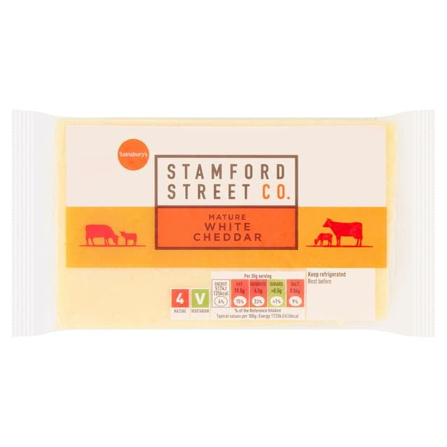 Stamford Street Co. Mature White Cheddar 400g - gallery image 1