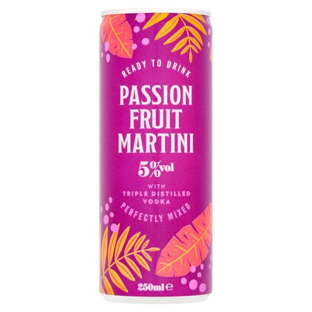 Passion Fruit Martini with Triple Distilled Vodka 25cl - gallery image 1