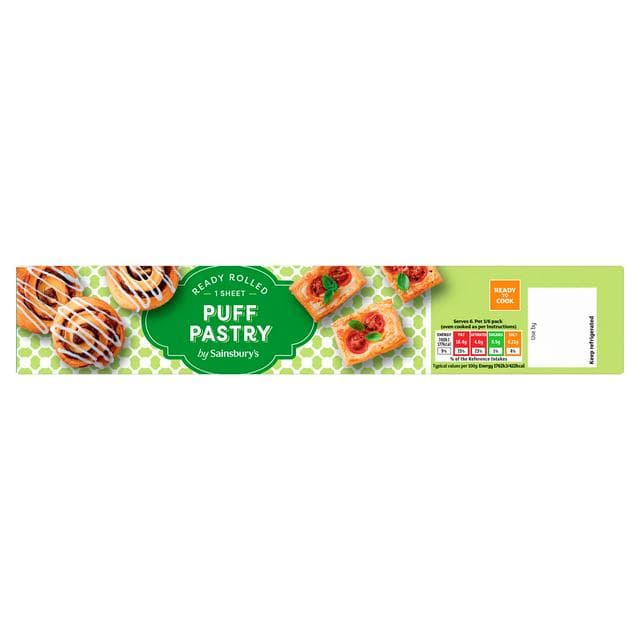 Sainsbury's Sheet Puff Pastry x1 320g - gallery image 1