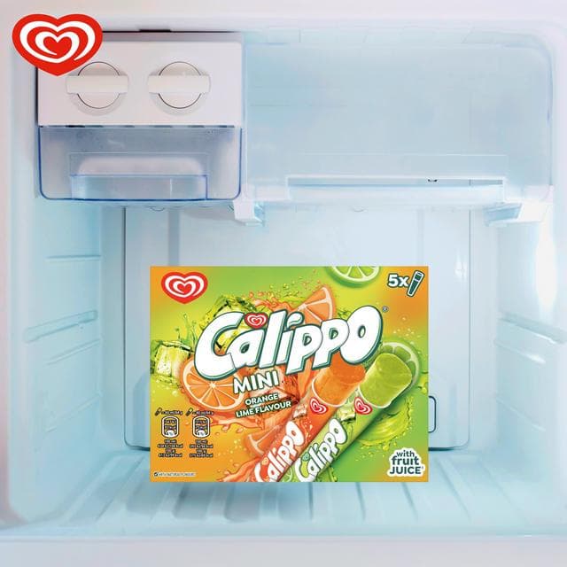 Calippo 5 x 80ml Mini Orange & Lemon Lime Ice Lollies - gallery image 2