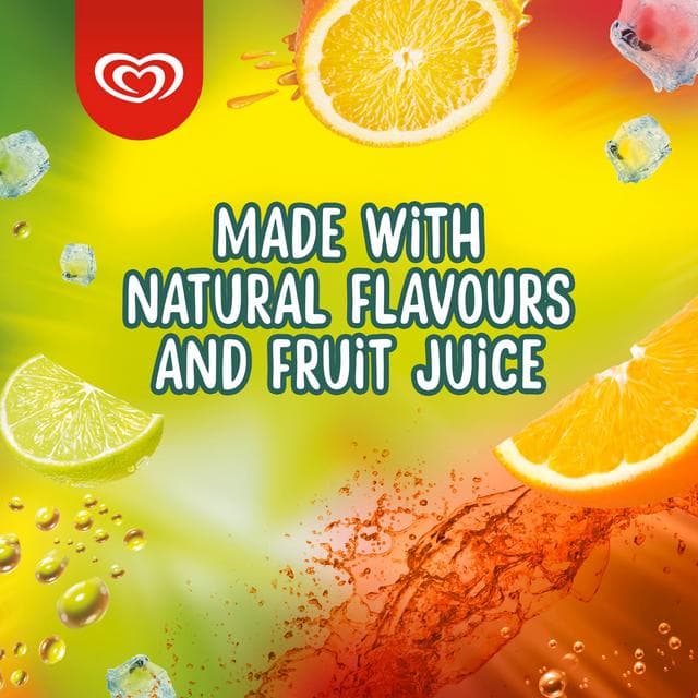 Calippo 5 x 80ml Mini Orange & Lemon Lime Ice Lollies - gallery image 6