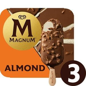 Magnum Almond Ice Cream Sticks 3x100ml