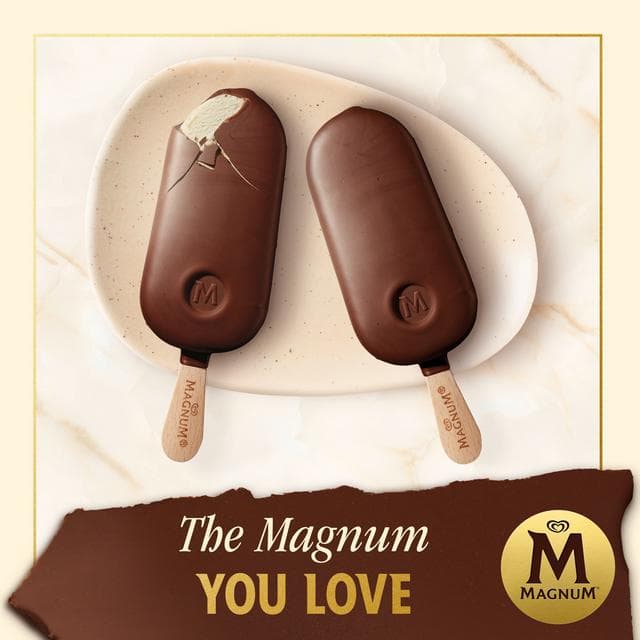 Magnum Classic 3 x 100ml Ice Cream Sticks - gallery image 3