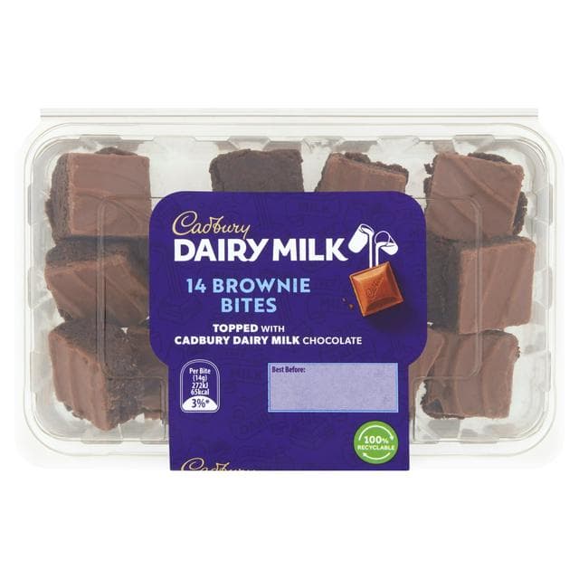 Cadbury 14 x Mini Brownie Bites - gallery image 1