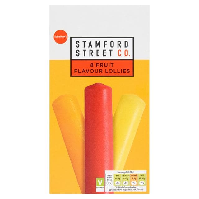 Stamford Street Co. Fruit Flavour Lollies 8x35ml - gallery image 1
