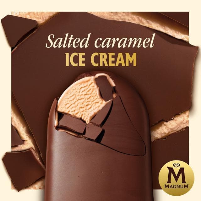 Magnum Salted Caramel Ice Cream Sticks 3x100ml - gallery image 2