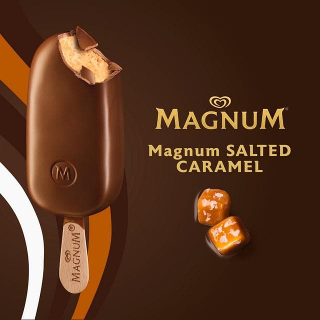 Magnum Salted Caramel Ice Cream Sticks 3x100ml - gallery image 2