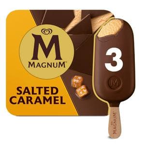 Magnum Salted Caramel Ice Cream Sticks 3x100ml