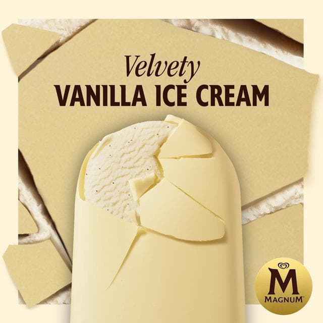 Magnum White Chocolate Ice Cream Sticks 6x100ml - gallery image 3