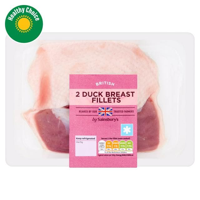 Sainsbury's British Duck Breast Fillets x2 397g - gallery image 1