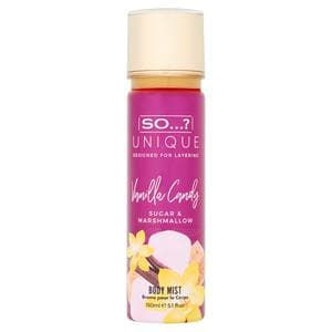 So...? Unique Vanilla Candy Sugar & Marshmallow Body Mist 150ml