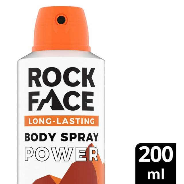 Rock Face Deodorant Body Spray Power 200ml - gallery image 1