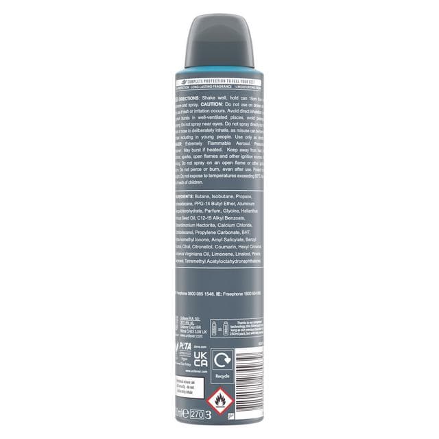 Dove Men+Care 200ml Clean Comfort Antiperspirant Aerosol Deodorant - gallery image 6