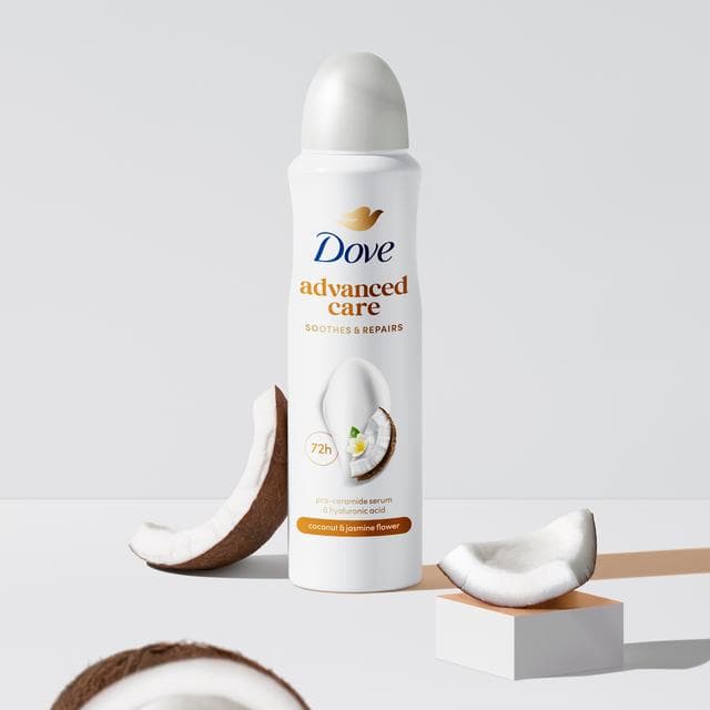 Dove Women Coconut & Jasmine 72h Advanced Care Antiperspirant Deodorant 200ml - gallery image 2
