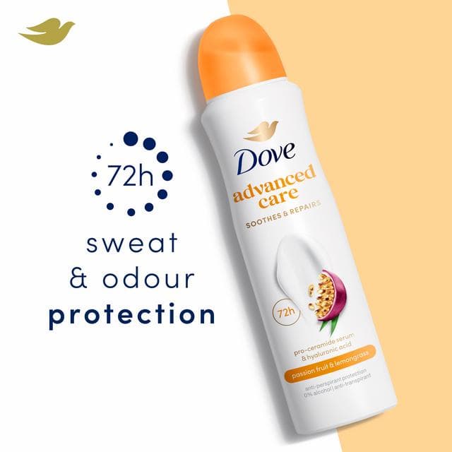 Dove Women Passion Fruit 72h Advanced Care Antiperspirant Deodorant 200ml - gallery image 3