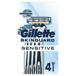 Gillette Skinguard Sensitive Disposable Razor x4