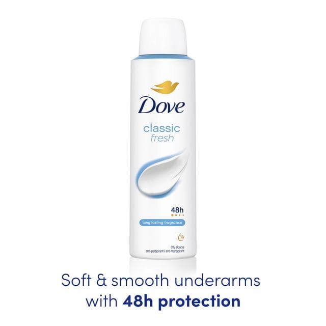Dove Women Classic 48h Antiperspirant Deodorant 150ml - gallery image 3