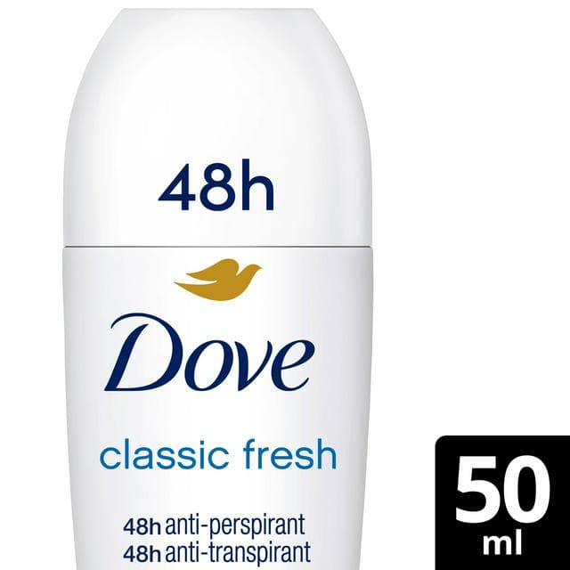 Dove Women Classic 48h Roll On Antiperspirant Deodorant 50ml - gallery image 1