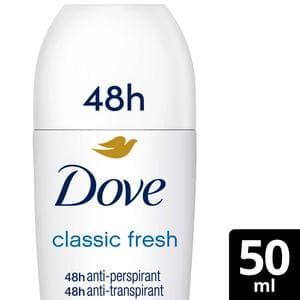 Dove Women Classic 48h Roll On Antiperspirant Deodorant 50ml