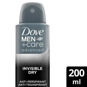 Dove Men+Care Antiperspirant Deodorant Aerosol Invisible Dry 200ml