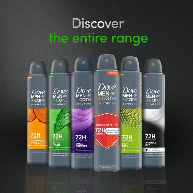 Dove Men+Care Antiperspirant Deodorant Aerosol Extra Fresh 200ml - gallery image 5