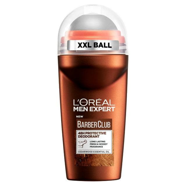 L'Oréal Men Expert 50ml Deodorant Barber Club Roll On Cedarwood Fragrance - gallery image 1