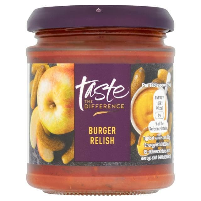 Sainsbury's Burger Relish, Taste the Difference 210g - gallery image 1