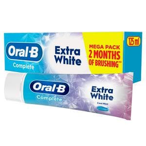 Oral-B Plus Complete Extra White Toothpaste 125ml