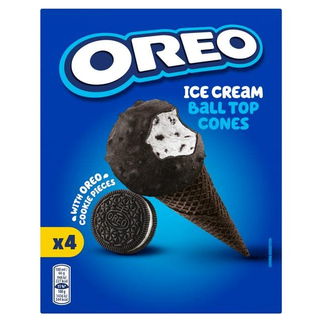 Oreo Ice Cream with Oreo Cookie Pieces 4x400ml - gallery image 1