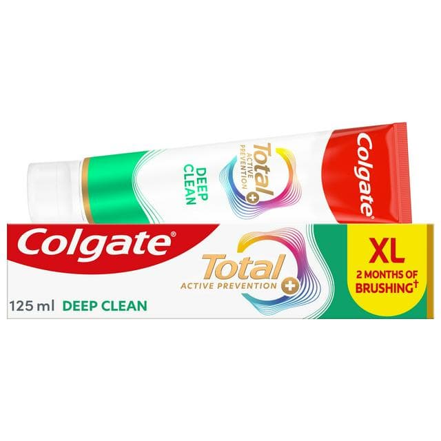 Colgate Total Active Prevention + Deep Clean Toothpaste 125ml - gallery image 1