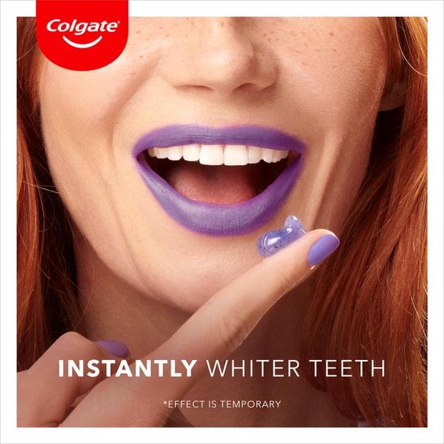 Colgate Max White Purple Reveal Instant Teeth Whitening Toothpaste 75ml - gallery image 3