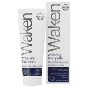 Waken Peppermint Whitening Toothpaste with Fluoride 75ml