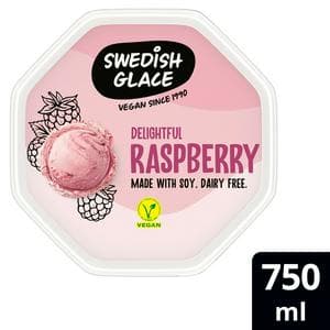 Swedish Glace 750ml Delightful Raspberry Ice Cream Tub