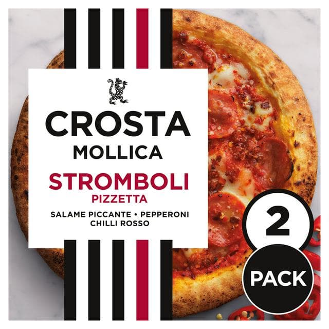 Crosta & Mollica Stromboli Sourdough Pizza Spicy Salami & Pepperoni Crumble 434g - gallery image 1