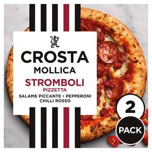 Crosta & Mollica Stromboli Sourdough Pizza Spicy Salami & Pepperoni Crumble 434g