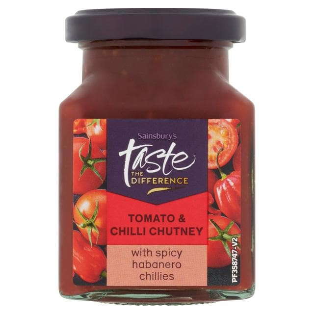 Sainsbury's Tomato & Chilli Chutney, Taste the Difference 220g - gallery image 1