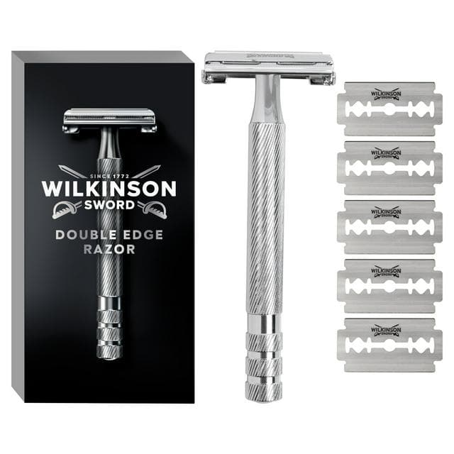 Wilkinson Sword Double Edge Men's Razor with 5 Blade Refills - gallery image 1