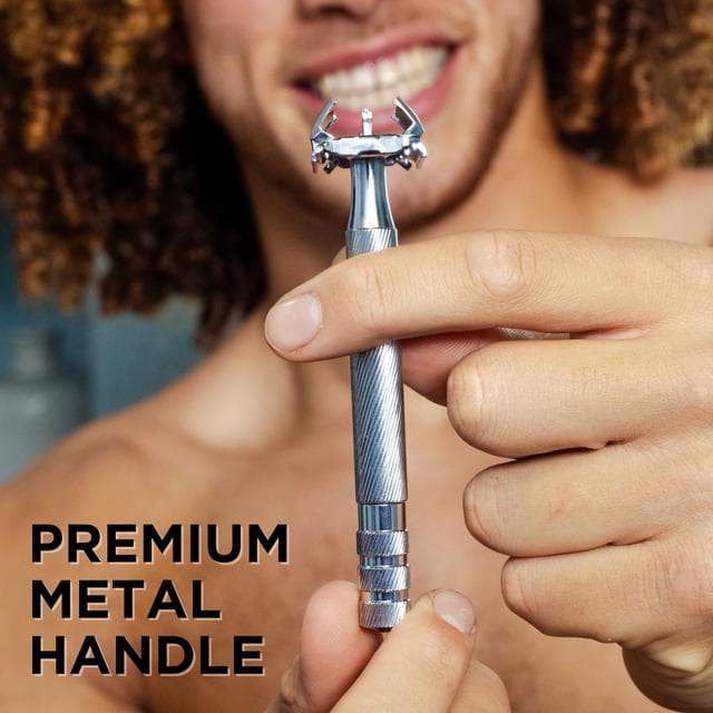 Wilkinson Sword Double Edge Men's Razor with 5 Blade Refills - gallery image 5