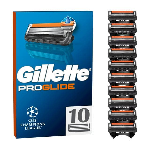 Gillette Proglide Razor Refills For Men x10 - gallery image 1