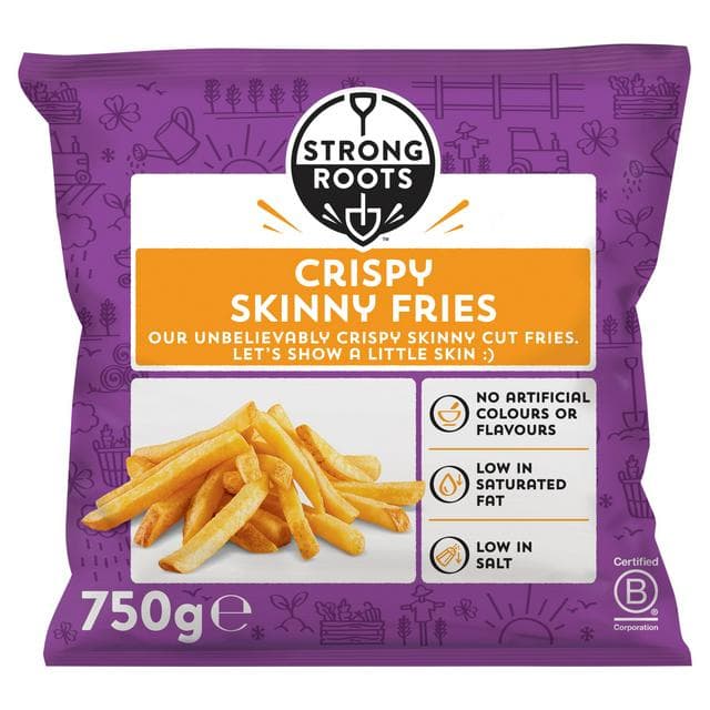 Strong Roots Crispy Skinny Fries 750g - gallery image 1