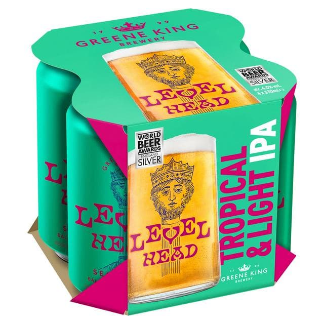 Greene King Level Head Session IPA 4.0% Craft Beer Cans 4x330ml - gallery image 1