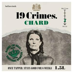 19 Crimes Chard White Boxed Wine 150cl